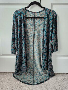 Lularoe Lindsay Cardigan EUC
